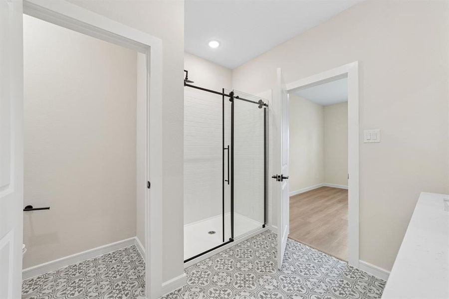 Furnished interior view inside a new home in Aspire at Noble Ridge, Howe (Image 5).