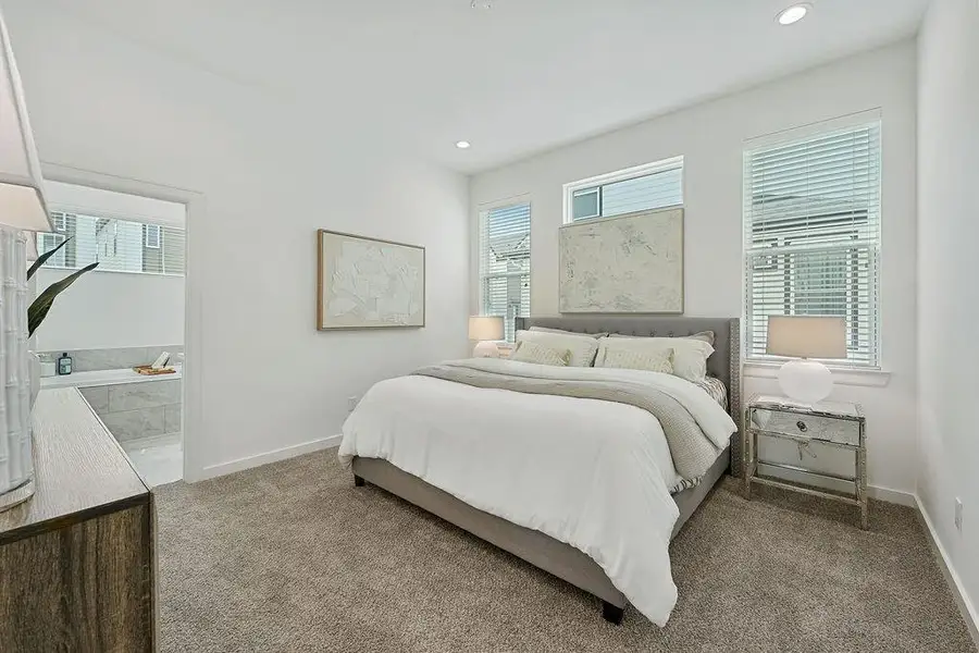 Furnished interior view inside a new home in Highland Commons, Houston (Image 5). Furnished interior view inside a new home in Highland Commons, Houston (Image 5).