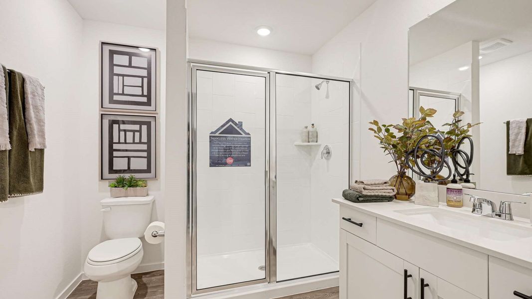 Furnished interior view inside a new home in Milo Farms, Needville (Image 20).