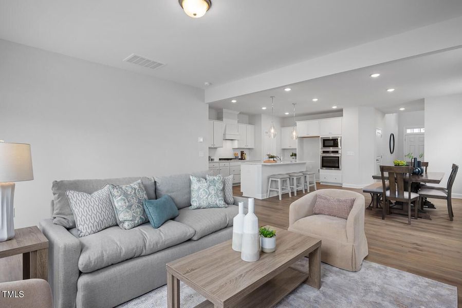Furnished interior view inside a new home in Gregory Village, Lillington (Image 42). Furnished interior view inside a new home in Gregory Village, Lillington (Image 42).