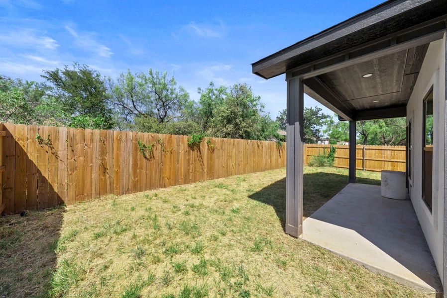 Exterior details and patio area of a home in , Granite Shoals (Image 24).