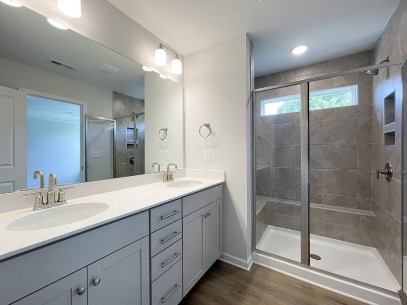 Furnished interior view inside a new home in Fairview Village Townhomes, Simpsonville (Image 10).