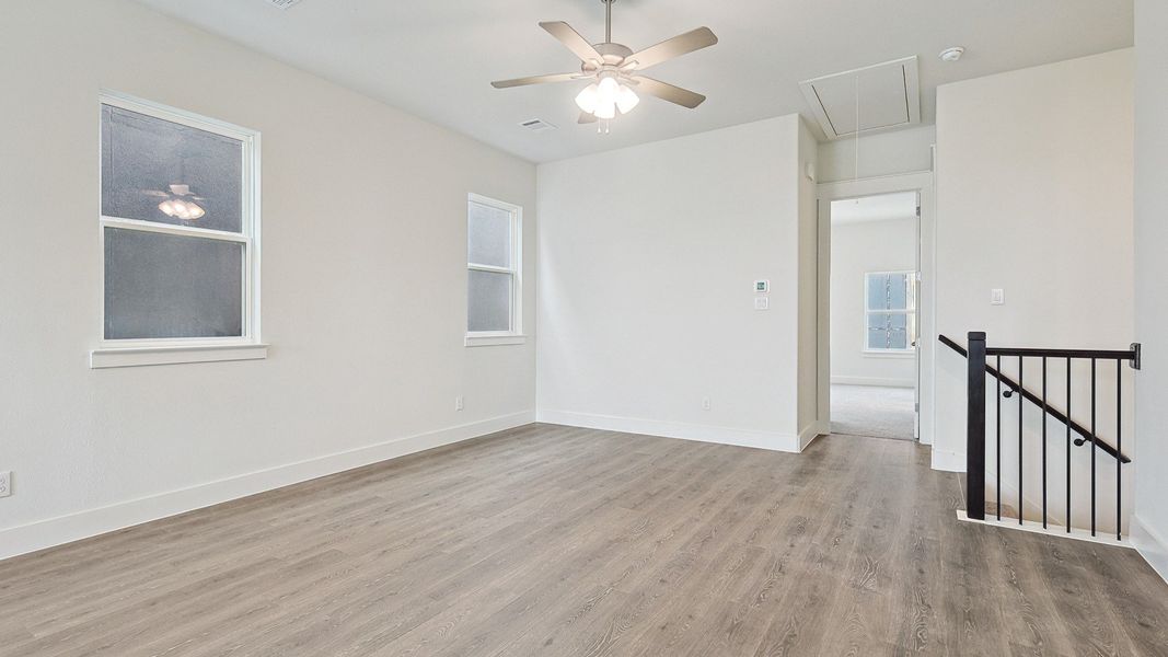 Representative furnished interior of a home built from the Reese by DRB Homes in Collin Creek, Plano (Image 11).