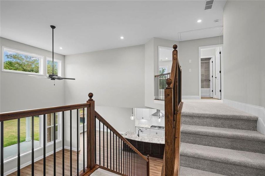 Furnished interior view inside a new home in Woodberry, Canton (Image 5).