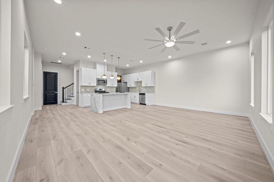 Spacious, unfurnished interior of a new home in , Houston (Image 25). Spacious, unfurnished interior of a new home in , Houston (Image 25).