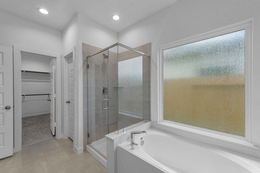 Furnished interior view inside a new home in Cypresswood Landing, Humble (Image 9).
