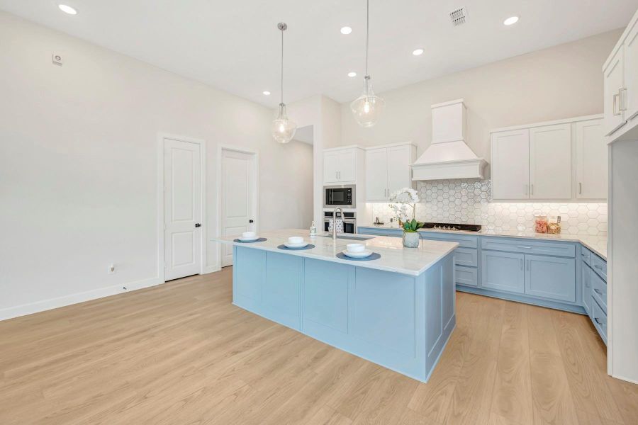 Furnished interior view inside a new home in Grange 45' Homesites, Katy (Image 11).