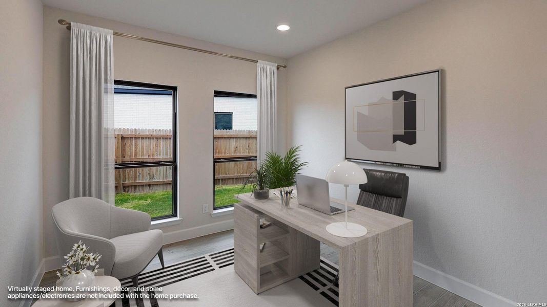 Furnished interior view inside a new home in Alsatian Oaks, Castroville (Image 6).