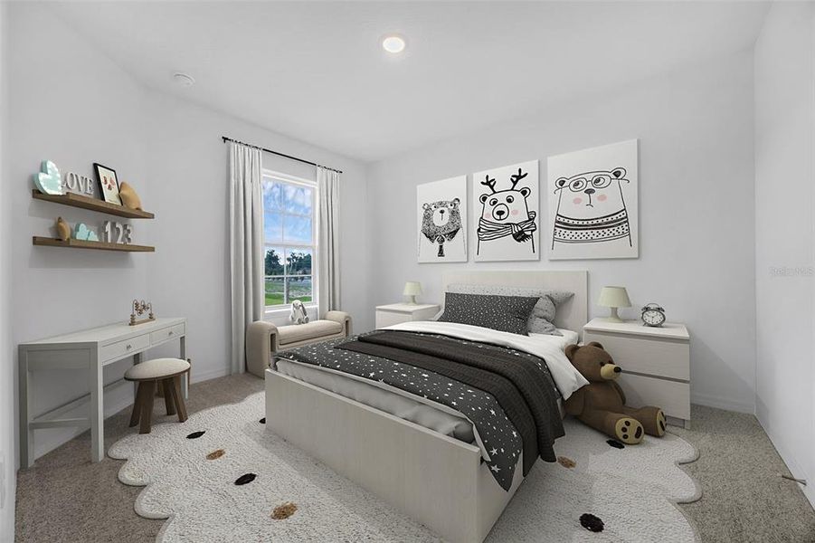 Furnished interior view inside a new home in Delaney Reserve, Deland (Image 16).