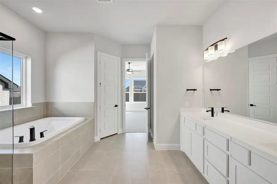 Furnished interior view inside a new home in Treeline, Justin (Image 11).