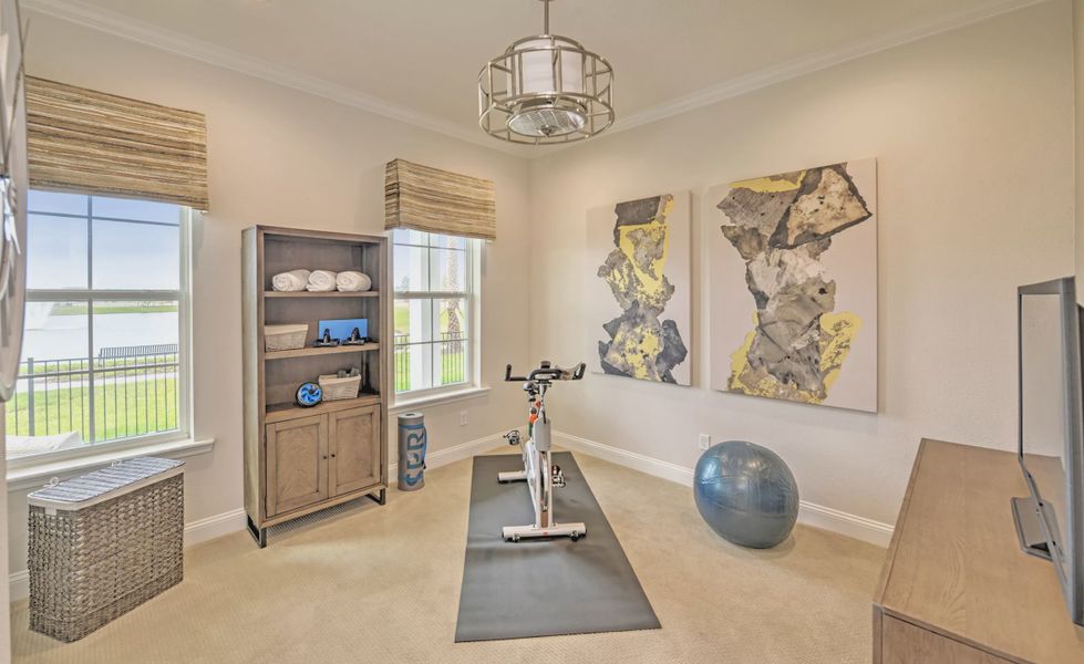 Furnished interior view inside a new home in Seven Pines, Jacksonville (Image 24).