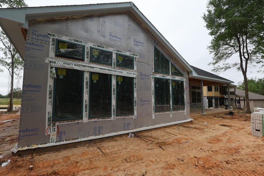 In-progress construction of a new home in Briarley - Regency Collection, Montgomery, TX (Image 22).