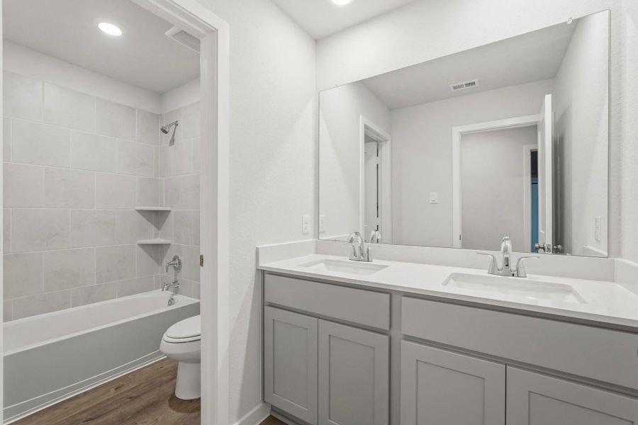 Furnished interior view inside a new home in Reveille Estates, Bryan (Image 12).