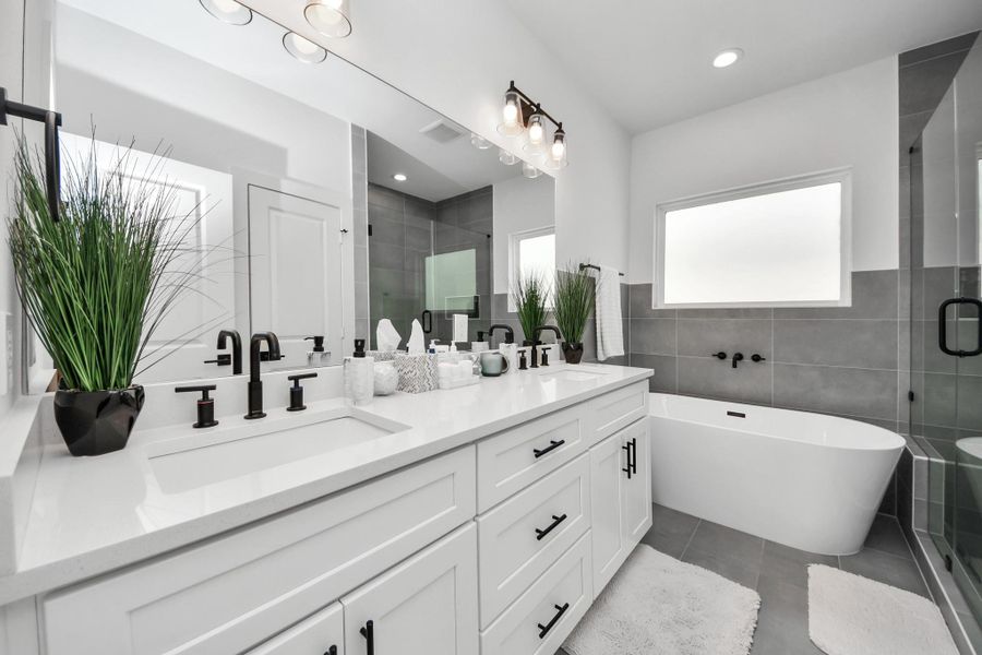 Furnished interior view inside a new home in , Houston (Image 26). Furnished interior view inside a new home in , Houston (Image 26).