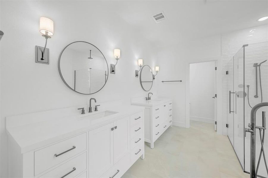 Furnished interior view inside a new home in Timberbrook, Justin (Image 17).