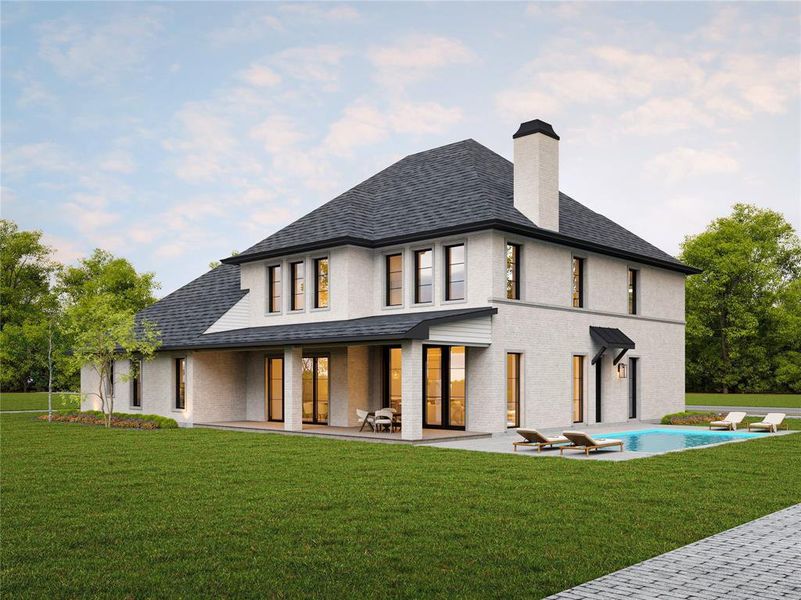 Exterior details and patio area of a home in , Southlake (Image 3).