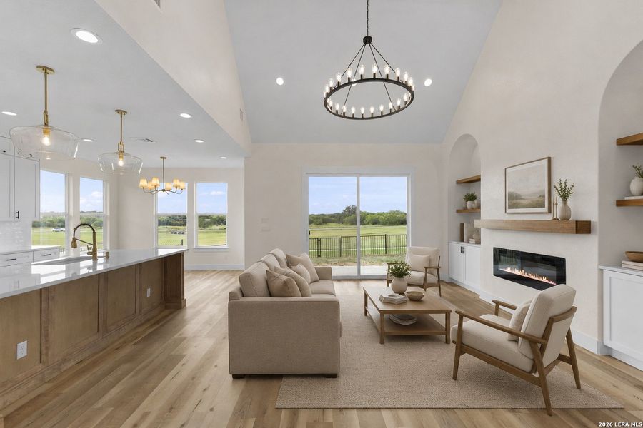 Furnished interior view inside a new home in , Floresville (Image 16). Furnished interior view inside a new home in , Floresville (Image 16).