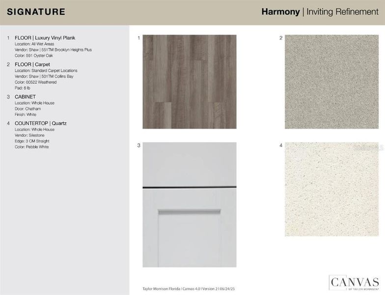 Sample of building materials used in homes in Palm Wind, Hudson (Image 13).