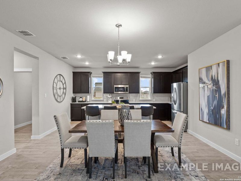 Furnished interior view inside a new home in Hannah Heights, Seguin (Image 16).