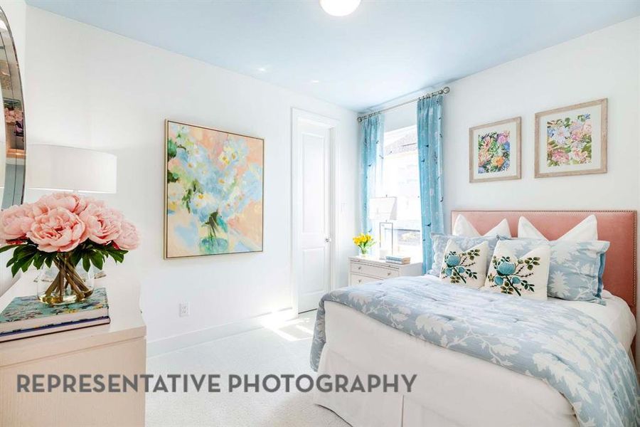 Furnished interior view inside a new home in The Parks at Wilson Creek, Celina (Image 8).