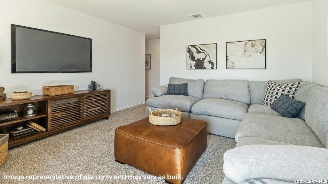 Furnished interior view inside a new home in Sereno Springs, Converse (Image 7).