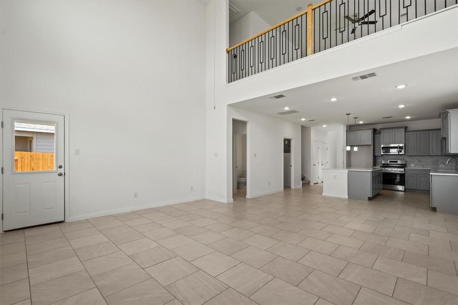 Spacious, unfurnished interior of a new home in Butler Farms, Liberty Hill (Image 28). Spacious, unfurnished interior of a new home in Butler Farms, Liberty Hill (Image 28).
