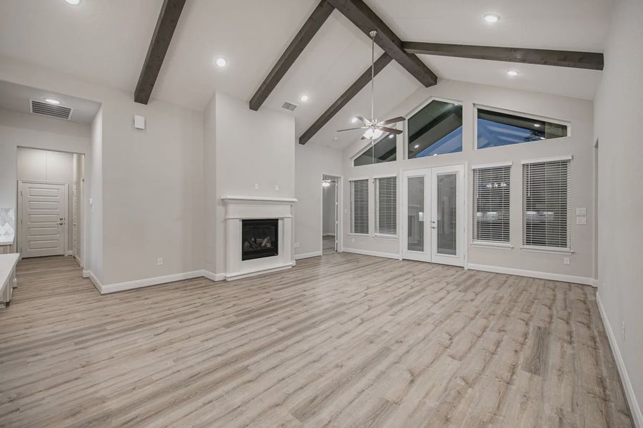 Representative unfurnished interior of a home built from the Calvin by Chesmar Homes in Heimer Estates at Garden Ridge, Fulshear (Image 17).