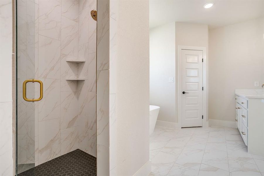 Furnished interior view inside a new home in , Poolville (Image 15).