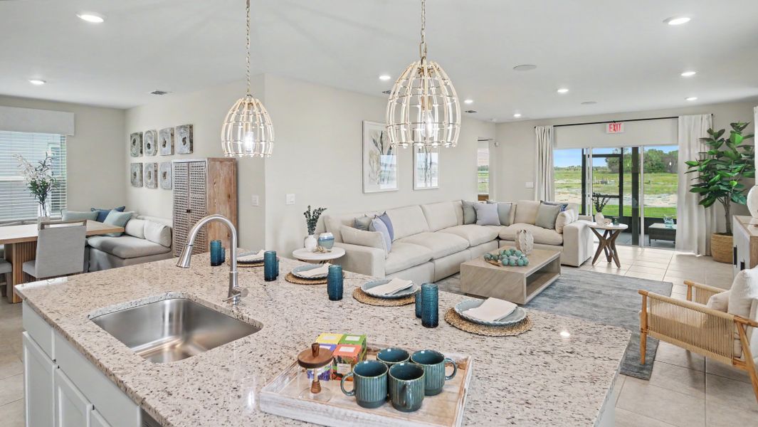Representative furnished interior of a home built from the Carrington by Maronda Homes in Malabar Springs, Palm Bay (Image 10).