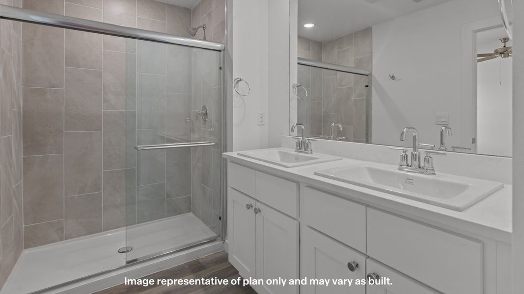 Furnished interior view inside a new home in Overlook West, Wolfforth (Image 8).