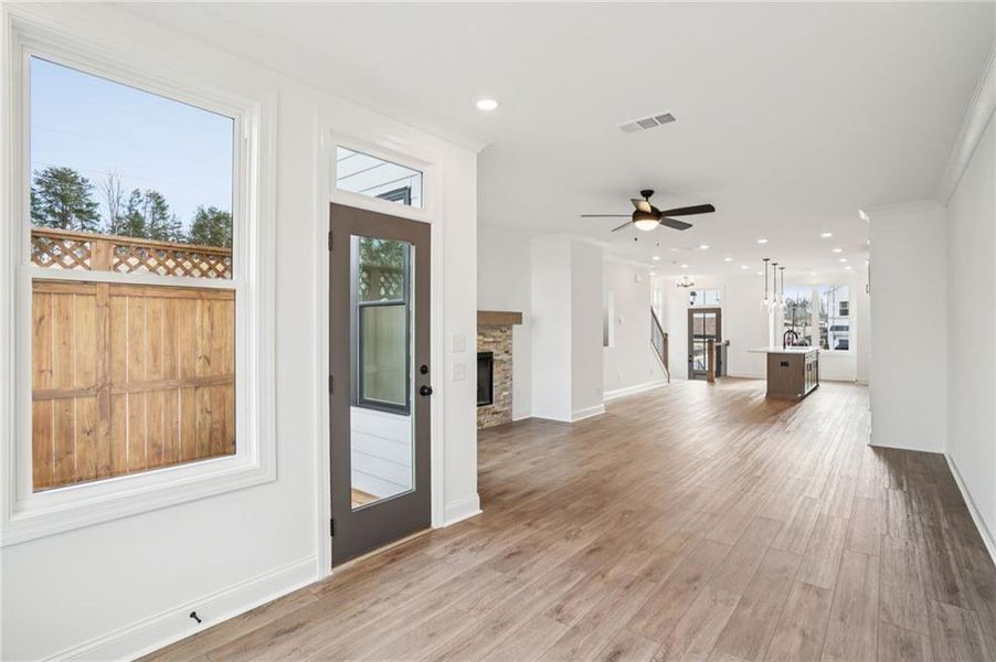 Spacious, unfurnished interior of a new home in Palisades Townhomes, Cumming (Image 25).