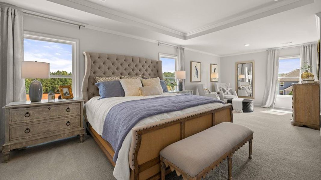 Furnished interior view inside a new home in Thalley Creek Estates, Cumming (Image 33).