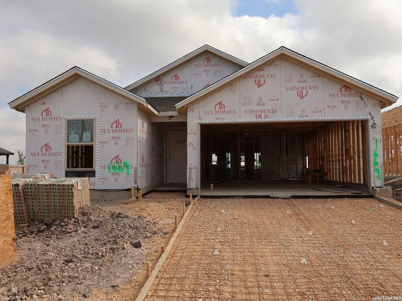 In-progress construction of a new home in Meadows at Clear Springs, New Braunfels, TX (Image 16).