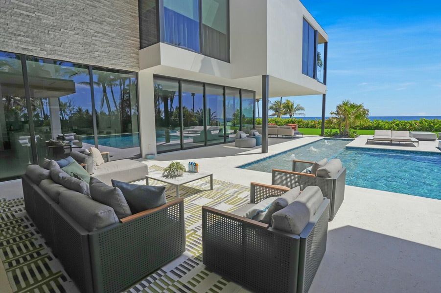 Furnished interior view inside a new home in , Hillsboro Beach (Image 49).