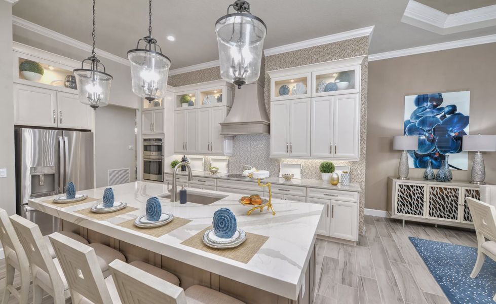 Furnished interior view inside a new home in The Reserve at Plantation Bay, Bunnell (Image 22).