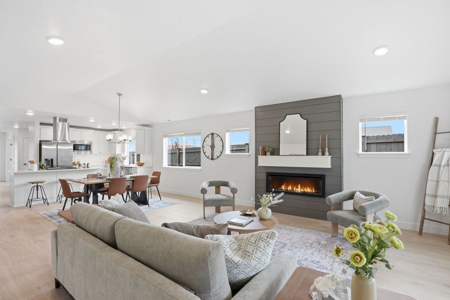 Furnished interior view inside a new home in Feather Ridge, Redmond (Image 21).