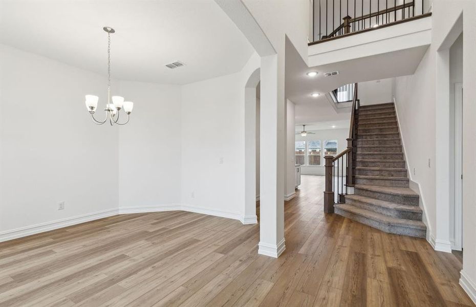 Welcoming entry way *real home pictured