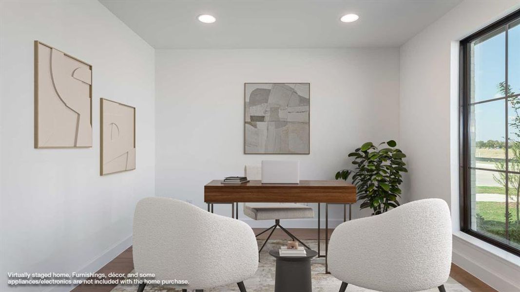 Furnished interior view inside a new home in Mosaic 50', Celina (Image 9). Furnished interior view inside a new home in Mosaic 50', Celina (Image 9).