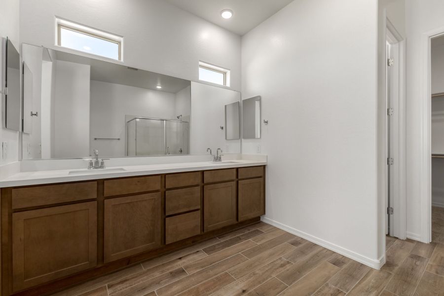 Furnished interior view inside a new home in Las Ventanas - RV Collection, Goodyear (Image 4).