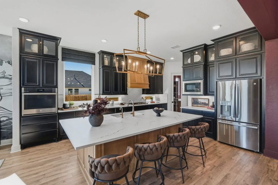 Representative furnished interior of a home built from the Rivers by Chesmar Homes in Esperanza 60's, Boerne (Image 3).