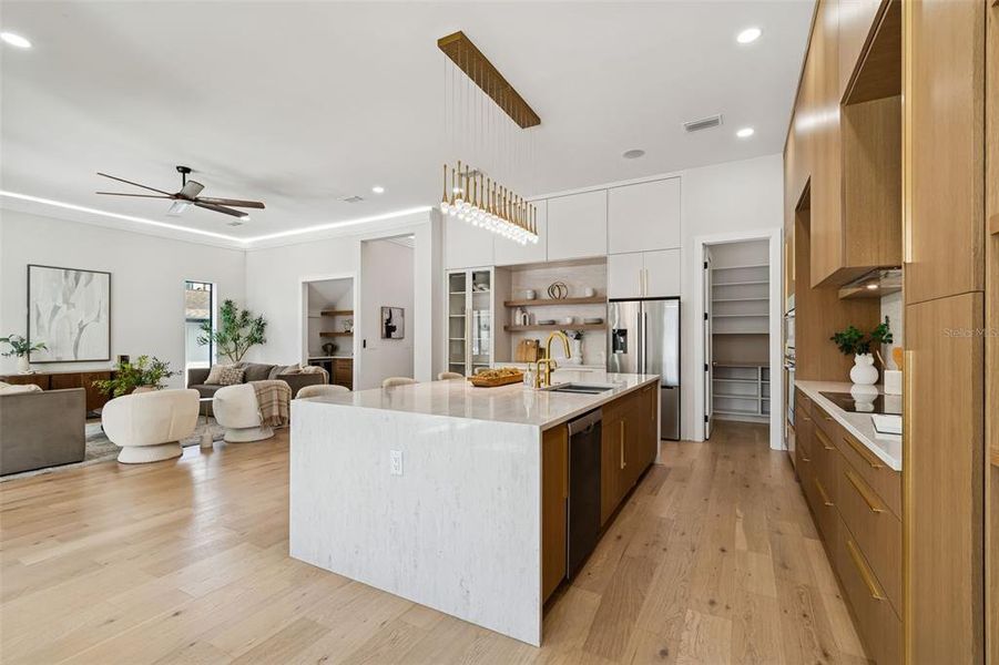 Furnished interior view inside a new home in , Tampa (Image 16).