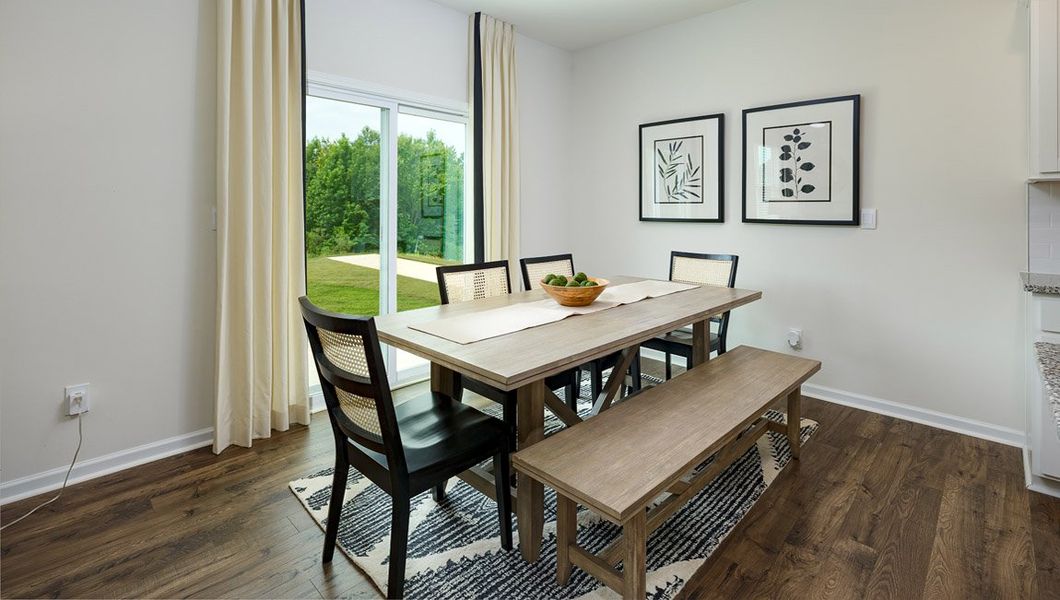 Furnished interior view inside a new home in Cardinal Creek, Charlotte (Image 8).