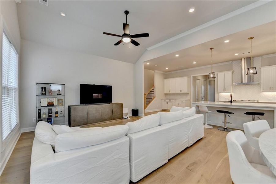 Furnished interior view inside a new home in Ellington Townhomes, Suwanee (Image 35).