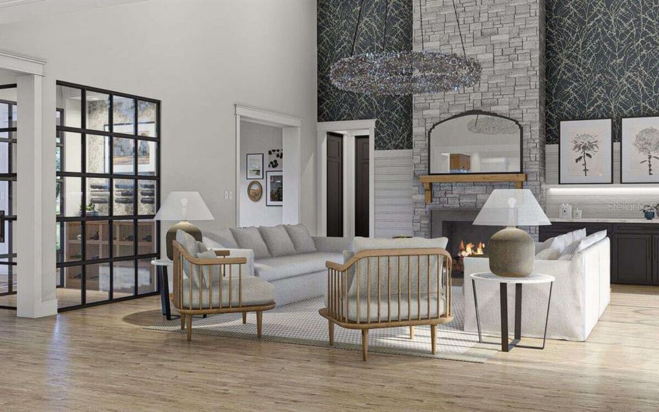 Furnished interior view inside a new home in , Tampa (Image 9).