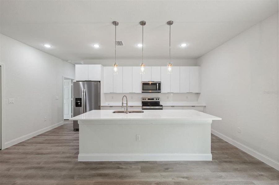 Furnished interior view inside a new home in , Citrus Springs (Image 16).