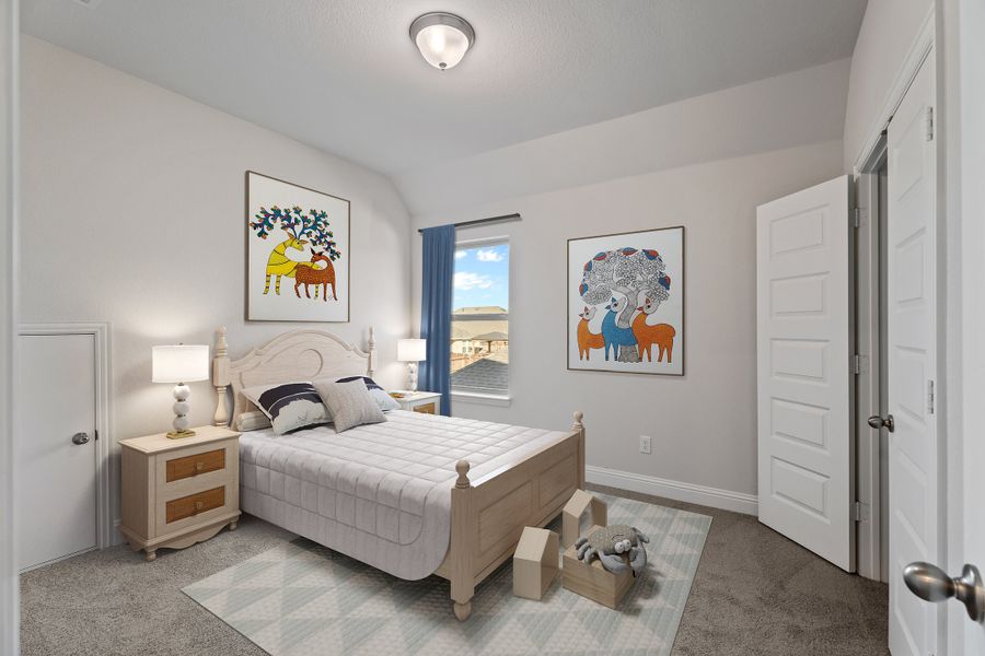 Representative furnished interior of a home built from the Parker by Beazer Homes in Lovers Landing, Forney (Image 5).