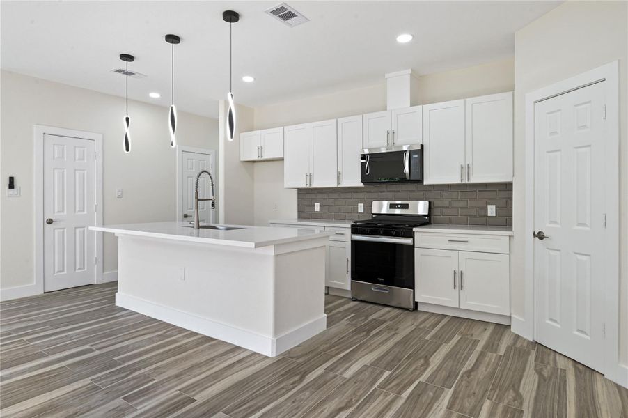 Furnished interior view inside a new home in , Houston (Image 4).