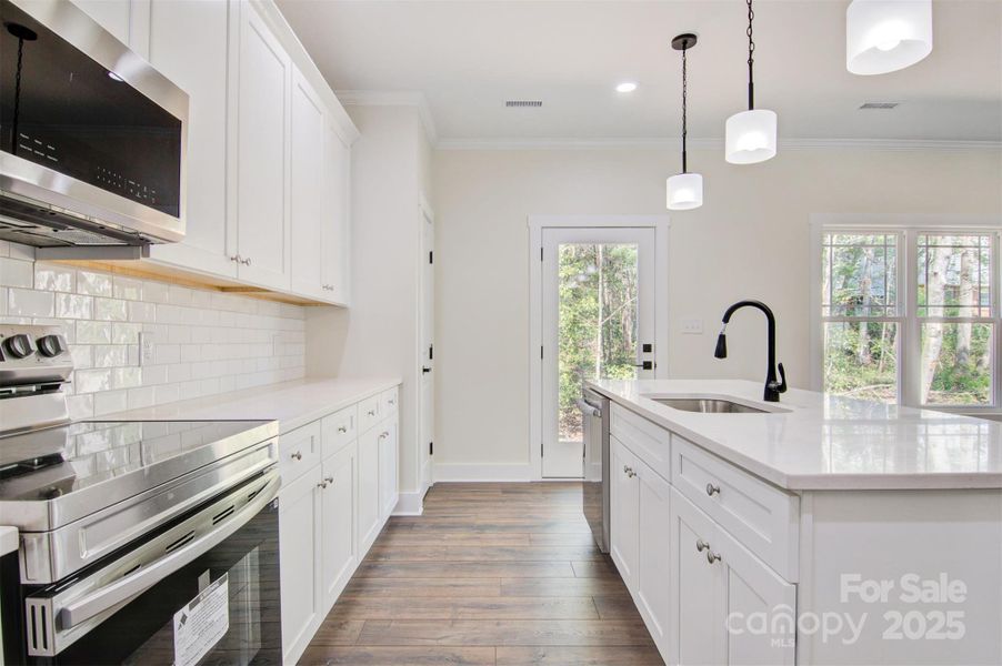 Furnished interior view inside a new home in , Hickory (Image 11).