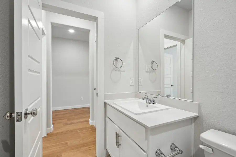 Bathroom in the Wimbledon home plan by Trophy Signature Homes