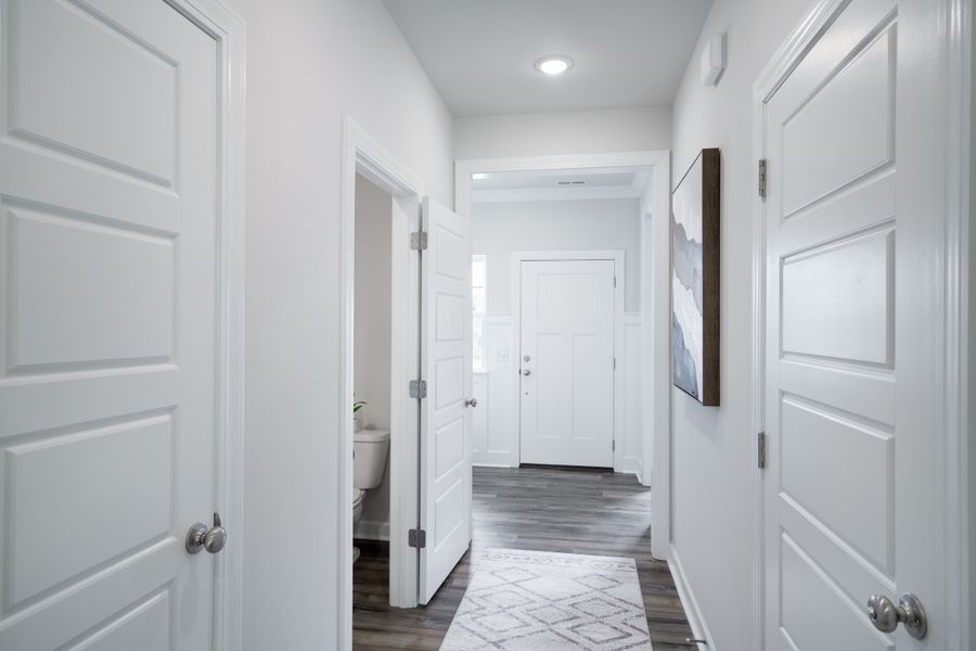 Representative unfurnished interior of a home built from the The Carson by Cothran Homes in Reidville Town Center, Reidville (Image 20).